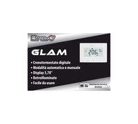 CRONOTERMOSTATO DIGITALE SETTIMANALE CON DISPLAY LCD 3,78 POLLICI GLAM 93003110