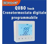 BRAVO CRONOTERMOSTATO QUBO TOUCH PER DISPOSITIVI DI RISCLDAMENTO 93003116
