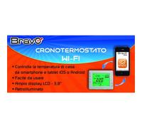 CRONOTERMOSTATO WIFI CONTROLLO REMOTO DIGITALE LCD BRAVO