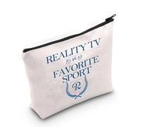 Bravo Gift for Her Reality TV is My Favorite Sport Makeup Zipper Pouch Gift for Her Reality TV is My Favorite Sport Makeup Pouch Regalo per i fan, S-port Bag