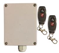 KIT RICEVENTE LUCI DA GIARDINO 230V 433MHZ CON 2 TELECOMANDI BRAVO