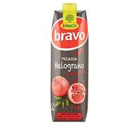 Bravo - Melograno, Bevanda al Succo di Multifrutta - 6 pezzi da 1 l [6 l]
