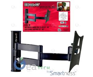 BRAVO SUPPORTO FISSO DA PARETE LCD10 ATTACCO UNIVERSALE DA 23" A 40" POLLICI