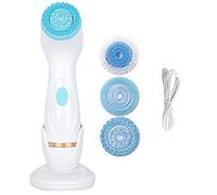 Bravolune Silicone Facial Cleansing Brush Exfoliating Blackhead Deep Cleanser Massager Waterproof Beauty Device Blue Style4