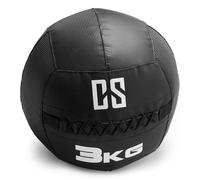 Bravor Wall Ball Palla Medica PVC 3kg Nera