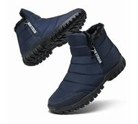 Bravover Stivali da Neve Uomo Invernali Cerniera Foderato in Pelliccia Caldi Impermeabili Antiscivolo Outdoor Boots Scarponcino Trekking Scarpe Comodo