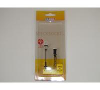 Brawa H0 84013 - Lampione Stradale, Base A Spina Con LED (1 Pezzo In OVP) Nuovo