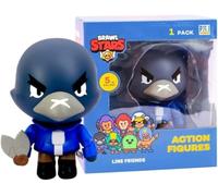 Brawl Stars Action Figure CROW | Statuetta giocattolo da collezione alta 11,4 cm | Giocattoli con licenza ufficiale P.M.I. | Supercell | Regalo per videogiocatori | Figura articolata