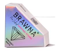 BRAWNA Filo per Mappatura Bianco 30 Metri per Sopracciglia e Labbra - Forniture Microblading - Kit PMU - Kit Laminazione Sopracciglia - Filo per Mappatura Pre-Inchiostrato