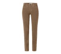 BRAX Pantaloni da Donna Stile Shakira Structure Velvet, Marrone Chiaro, 36W x 32L