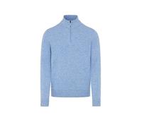 BRAX Pullover Troyer STEFFEN azzurro | XL