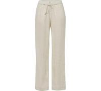 BRAX Stile Farina Puro Lino Pantaloni, Beige Claro, 26W x 34L Donna