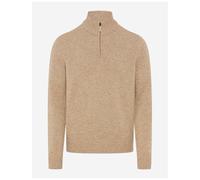 Brax Uomo Pullover Troyer Stile Steffen Beige 272358 70133000 59 Luce C