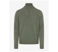 Brax Uomo Pullover Troyer Stile Steffen Verde 272358 70133000 36 Timo