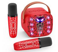 Braxel Karaoke per Bambini con 2 Microfono Wireless, Regalo Bambino 3-12 Anni Maschio Portatile Canta Tu Karaoke Microfono Bluetooth Giochi Bambini 3-12 Anni Giocattolo Bambino