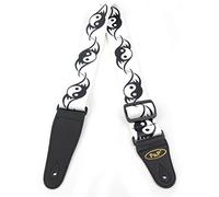 Bray Tracolla universale per chitarra Ying e Yang per chitarre acustiche Gibson, Ibanez, Tanglewood, Yamaha e Fender con estremità rinforzate