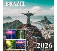 Brazil 2026 Calendar: From rainforest to coast, twelve months of tropical wonder