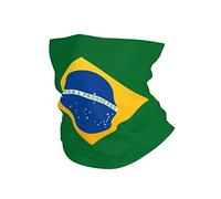 Brazil Flag Passamontagna Unisex Ghetta da Collo Antivento Cerchietto per Capelli per Adulto Bambini Ciclismo 25X50Cm