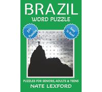 Brazil Word Search Puzzle Book: Word Searches with Easy to Read Print about Brazil, The Amazon, Festivals and more | 6x9 inches, 110 pages |50+ Puzzles … Gifts for Vacations, Holidays and Free Times