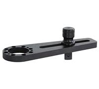 Brazo de reacción, forma L recta, para DVV40, 1"