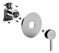 BRBOX010CR Set esterno miscelatore incasso doccia (1 uscita) BIRILLO PAFFONI