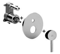 BRBOX015CR Set esterno miscelatore incasso doccia (2 uscite) BIRILLO PAFFONI