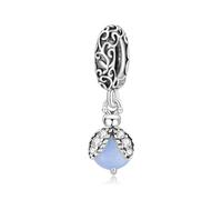 BRBRB Charm con perline di lucciola fosforescente for bracciali Pandora - Perlina fai da te in argento Sterling 925 con pietra fosforescente Regalo di gioielli ispirato alla natura for le donne