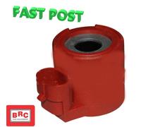 BRC Rosso Magnetico Solenoide Bobina Mv 12V Dc Con Amp Conector Gpl / LPG / Gpl