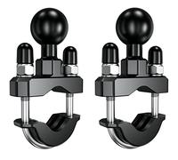 BRCOVAN 2 Pezzi, Base di montaggio per manubrio a U con sfera in TPU da 1 '' per binari da 0,5 '' a 1,25 '' di diametro, Compatibile con RAM Mounts B Misurare Doppio Palla Presa Braccio