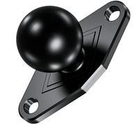 BRCOVAN Alluminio Lega Diamante Montaggio Base con 1 Pollice TPU Palla Compatibile con RAM Mounts B Misurare Doppio Palla Presa Braccio