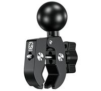 BRCOVAN Base di montaggio a morsetto per manubrio in lega di alluminio con sfera in TPU da 3,8 cm per binari da 0,5 '' a 2 '' di diametro, compatibile con supporti RAM C Size 1,5 pollici Ball Double Socket Arm