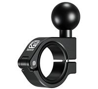 BRCOVAN Base di montaggio del morsetto del manubrio in lega di alluminio con sfera in TPU da 1 '' per rotaie 0.87 '' 1 '' 1.125 '' 1.26 '' di diametro, compatibile con supporti RAM B Dimensione 1 pollice sfera doppio braccio presa