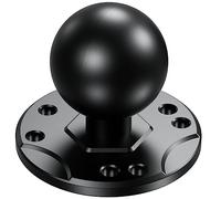 BRCOVAN Base per montaggio a sfera da 1,5 '' con piastra rotonda in lega di alluminio AMPS, compatibile con supporti RAM Dimensioni C 1,5 pollici sfera doppia presa braccio