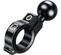 BRCOVAN Base per Morsetto Manubrio in Lega di Alluminio con Sfera in TPU da 1'' per Binari Diametro 0,5'' / 0,87'' / 1'' / 1,26'' Compatibile con RAM Mounts Braccio a Doppia Sfera