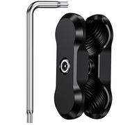 BRCOVAN Braccio a doppia presa antifurto in lega di alluminio compatibile con supporti RAM B Componenti a sfera da 2,5 cm e supporto per telefono per bici e moto con adattatore a sfera da 2,5 cm