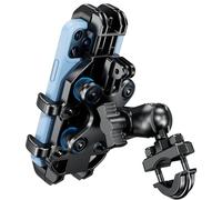 BRCOVAN Supporto per telefono da moto con antivibrazioni, supporto per telefono da moto, manubrio regolabile, per moto, bici, scooter, ATV, adatto per smartphone da 13,7 a 18,2 cm