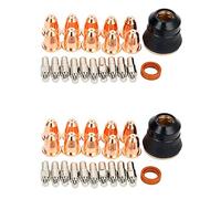 BRCUAT 2 Set di elettrodi al plasma PR0110 Punta 0.8 PD0116-08 Shield Cup PC0116 Diffusore PE0106 Materiali di consumo per torcia S45