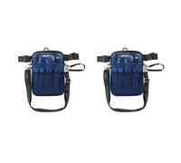 BRCUAT 2X Nurse Fanny Pack Nursing Belt Organizer Infermiere Forbici Cura Kit Valigetta Portautensili Borsa A Tracolla Borsa Da Petto Blu