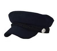 Brcus, Berretto da Donna con Visiera da Capitano Marinaio - Blu -