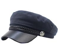 Brcus Berretto da uomo e da donna, con visiera, Navy, Hat circumference 56-58cm