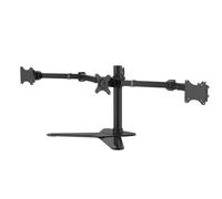 BRDQIMC Supporto For Monitor LCD Triplo Da Tavolo - 3 Bracci Esagonali, Regolabile For Schermi Da 10" A 27", Supporto Massimo 10 Kg
