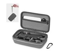 BRDRC Osmo Mobile 7P Case, PU Leather Portable Storage OM 7P Case Travel Carry Bag per DJI OM 7 /7P Stabilizzatore cardanico per DJI Mic Mini Accessori, Grigio, for dji osmo mobile 7p accessories, Per