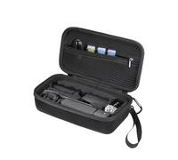 BRDRC Osmo Pocket 4, custodia portatile, custodia rigida protettiva per DJI Osmo Pocket 4 Creator Combo accessori per fotocamera con polso e moschettone (nero)