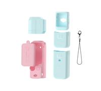 BRDRC per Osmo Pocket 3 Protezione per Obiettivo Copertura Protettiva Antigraffio per Pocket 3 Accessori Blu+Rosa