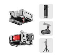 BRDRC Pocket 3 4 Cage adattatore di espansione per Xtra Muse, lega di alluminio Mount Metal Bracket Attachments con 1/4 fori per viti, con adattatore GoPro, Cold Shoe Quick Release per Creator Combo