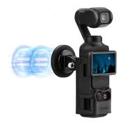 BRDRC Pocket 3 4 Supporto magnetico, per Xtra Muse Magnete Staffa Adattatore di Espansione Supporto con Cold Shoe su Auto, Ringhiere, Frigoriferi per DJI Osmo Pocket 3 4 Creator Combo Xtra Muse