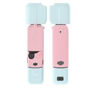 BRDRC Pocket 3 - Custodia protettiva in silicone, protezione per obiettivo, antigraffio, compatibile con DJI OSMO Pocket 3 accessori (blu e rosa)