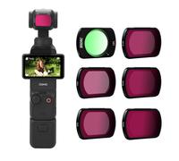 BRDRC Pocket 3 ND Filters Set 6 Pack - CPL ND4 ND8 ND16 ND32 ND64 Lens Filter for DJI Osmo Pocket 3 Creator Combo Camera Accessories - Can