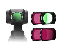 BRDRC Set di filtri ND per DJI Osmo Pocket 3, confezione da 4 - CPL ND8 ND16 ND32 filtro obiettivo per DJI Osmo Pocket 3 Creator Combo accessori per fotocamera