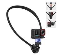 BRDRC X5 - Supporto magnetico da collo per Insta360 X5, adattatore a sgancio rapido con cinghia toracica di fissaggio, supporto per selfie POV/Vlog, supporto a mano libera compatibile con Insta360 X5